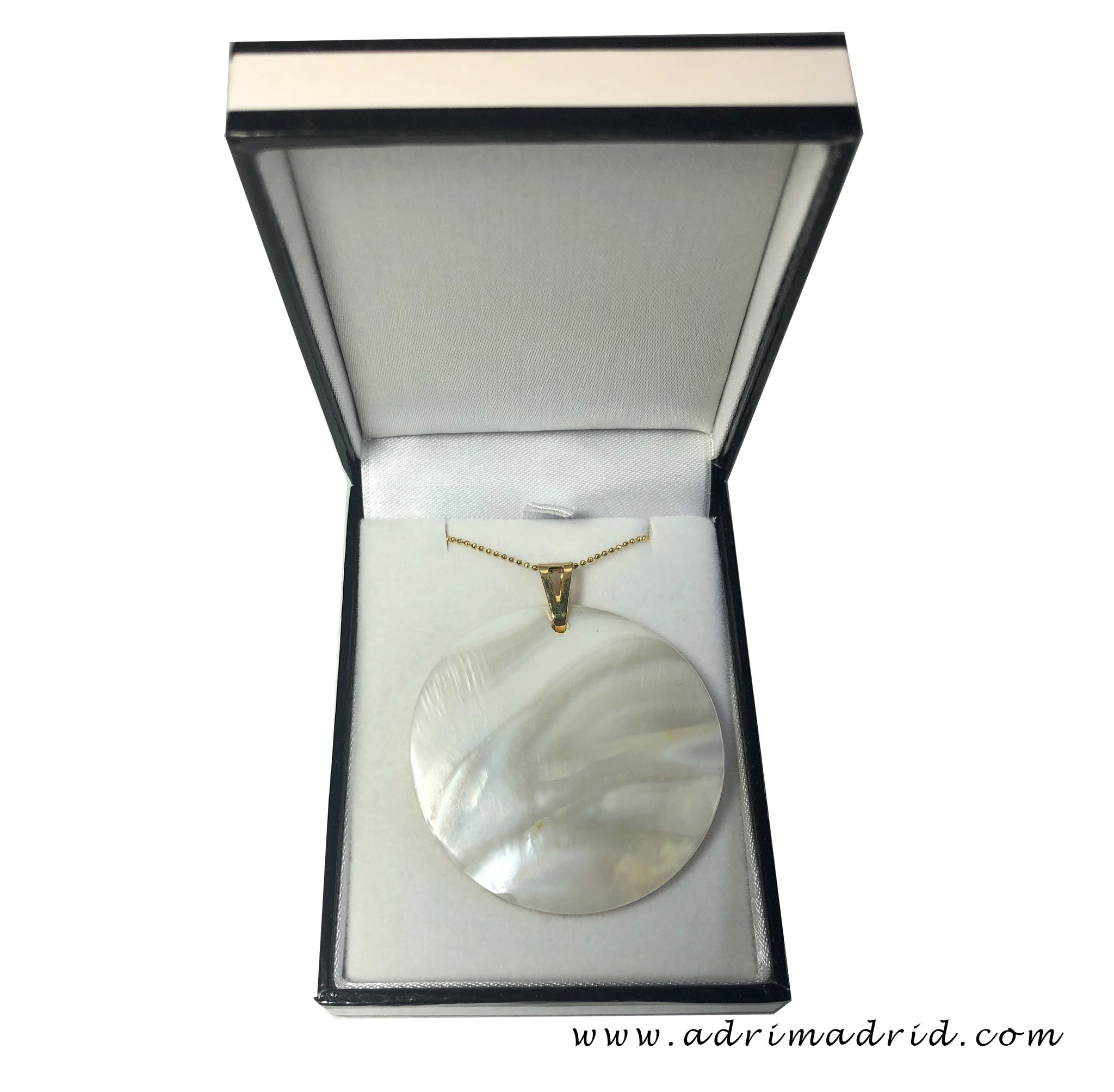 Mother of Pearl Disc-Pendant