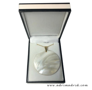 Mother of Pearl Disc-Pendant