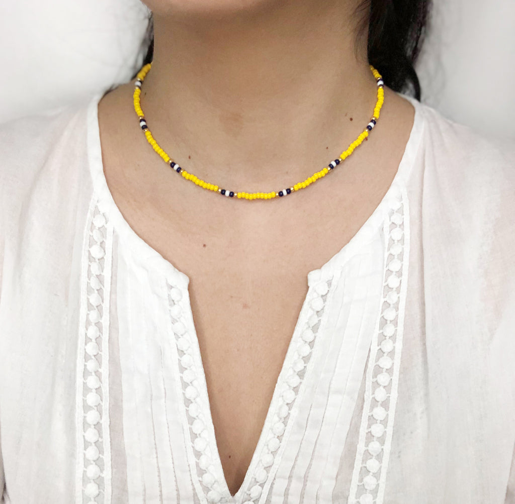 Summer Surfer Choker Set - Yellow