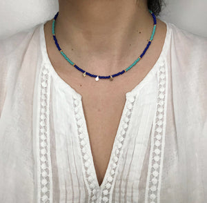 Summer Surfer Choker Set - Blue