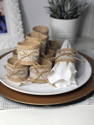 Rustic Napkin Rings