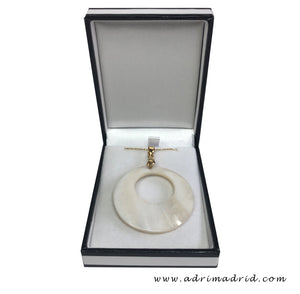Mother of Pearl Circle-Pendant