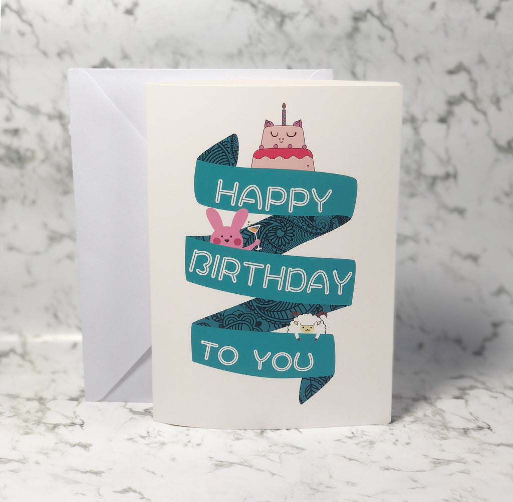 Birthday Card to you - Free with any Gift