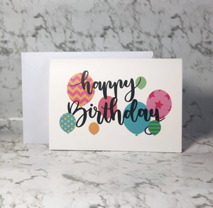 Happy Birthday Card - Free with any Gift