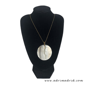Mother of Pearl Disc-Pendant