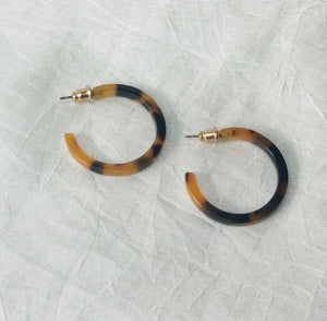 Carey Hoops Earrings