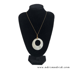 Mother of Pearl Circle-Pendant
