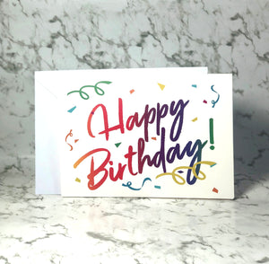 Birthday Card Classic - Free with any Gift