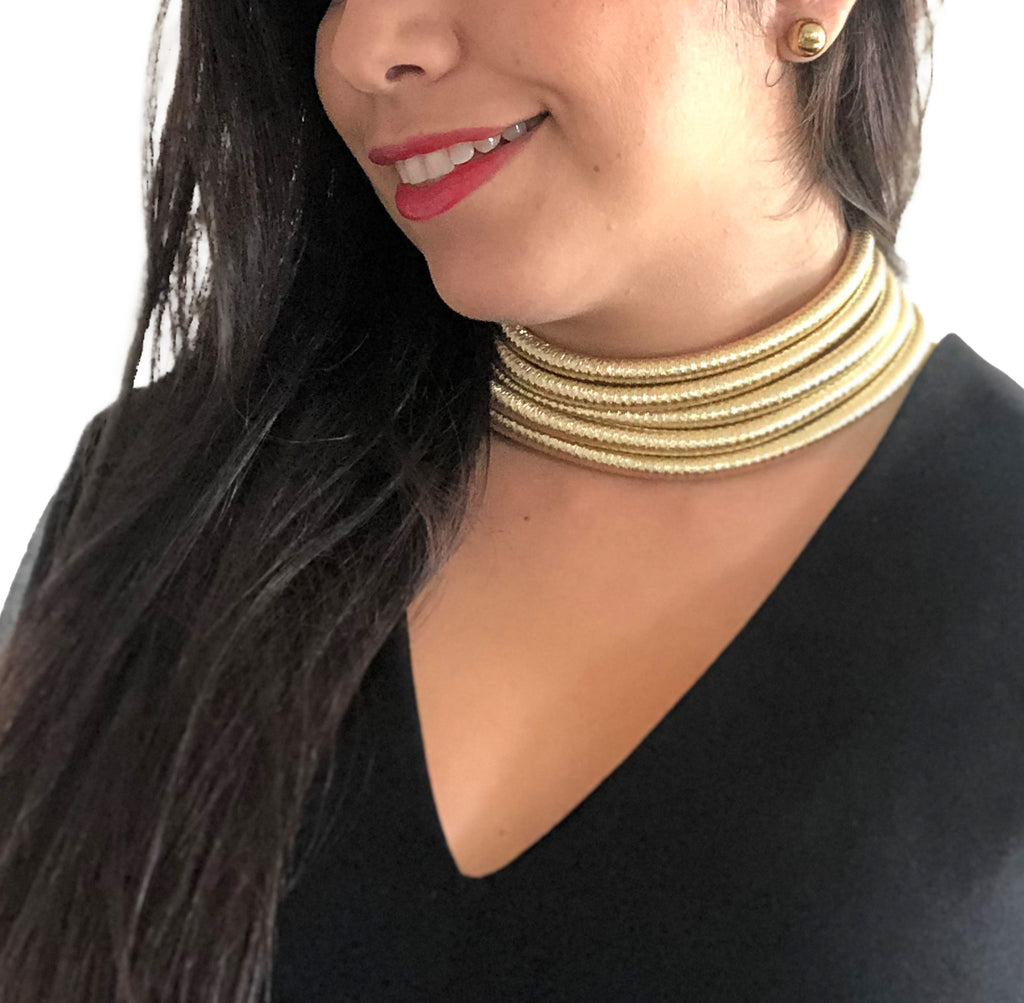 Maxi Choker Gold Colour