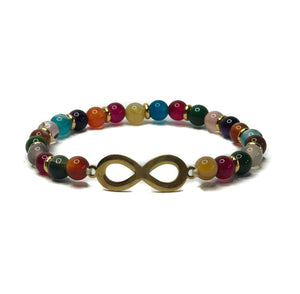 Infinity Agate Bracelet - Small