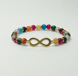 Infinity Agate Bracelet - Small