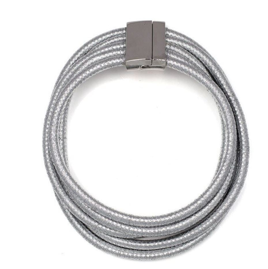 Maxi Choker Silver Colour