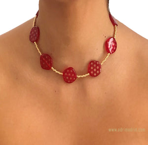 Strawberries Necklace